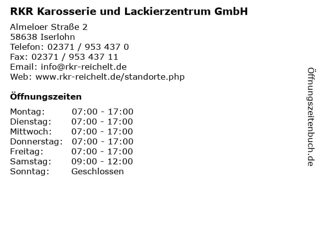 RKR Karosserie und Lackierzentrum Iserlohn: Top-Service für Ihr Auto